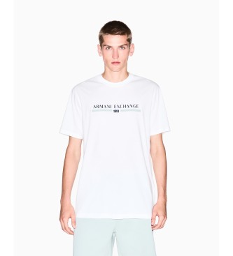 Armani Exchange Klassisk T-shirt vit