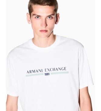Armani Exchange Klassisk T-shirt vit