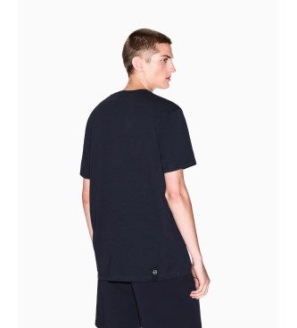 Armani Exchange Klassisk marinbl T-shirt