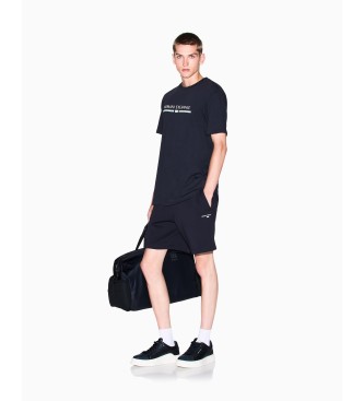 Armani Exchange Klassisk marinbl T-shirt