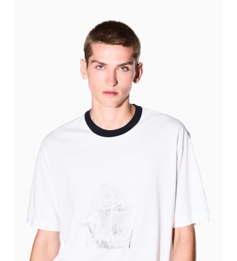 Armani Exchange Camiseta Casual blanco