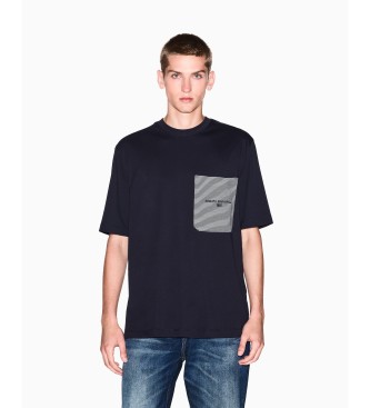 Armani Exchange T-shirt with navy pocket