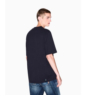 Armani Exchange T-shirt with navy pocket