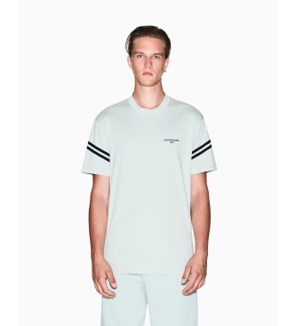 A|X Armani Exchange T-shirt Contrast with light green ribbet