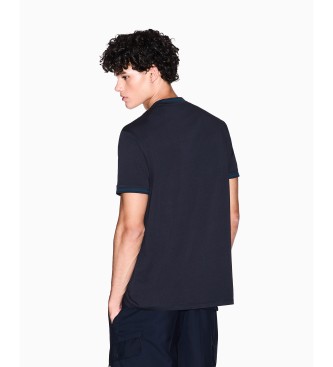Armani Exchange T-shirt with navy piping