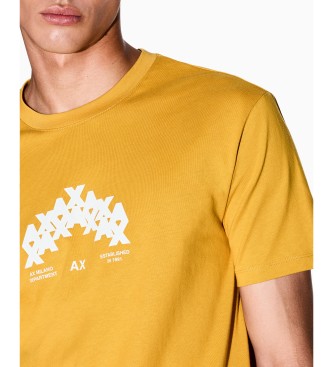 A|X Armani Exchange Printed T-shirt yellow