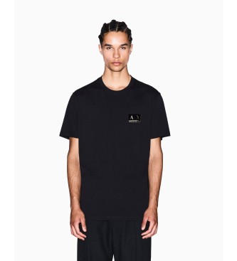 A|X Armani Exchange Maglietta nera in jersey