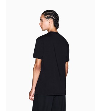 A|X Armani Exchange Maglietta nera in jersey