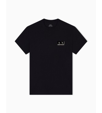 A|X Armani Exchange Maglietta nera in jersey