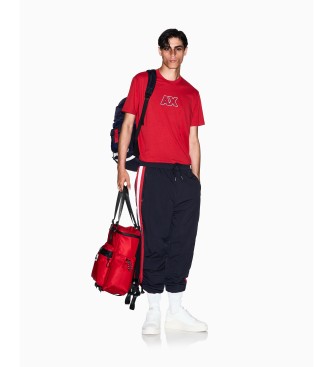 A|X Armani Exchange Ax Logo T-shirt rood