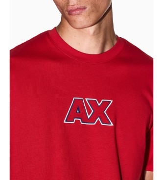 A|X Armani Exchange Ax Logo T-shirt rood