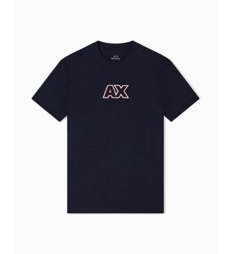 A|X Armani Exchange Majica Ax Logo navy