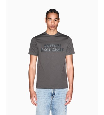 A|X Armani Exchange T-shirt Slim Macro grey