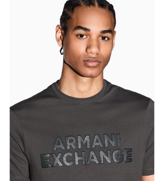 A|X Armani Exchange T-shirt Slim Macro grey
