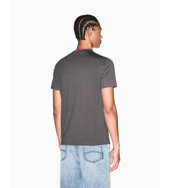 A|X Armani Exchange T-shirt Slim Macro grey