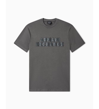 A|X Armani Exchange T-shirt Slim Macro grey