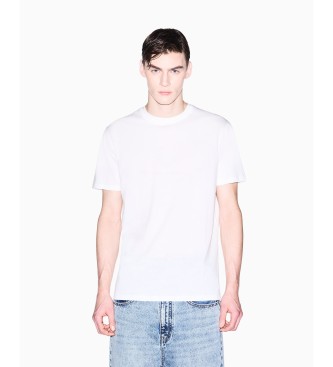 A|X Armani Exchange Wit T-shirt met reli�f