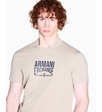 A|X Armani Exchange Osnovna oprijeta majica be? barve