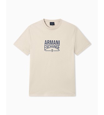 A|X Armani Exchange Osnovna oprijeta majica be? barve