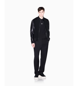 A|X Armani Exchange Design T-shirt zwart