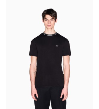 A|X Armani Exchange T-shirt nera girocollo