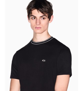 A|X Armani Exchange T-shirt nera girocollo