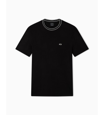 A|X Armani Exchange T-shirt nera girocollo