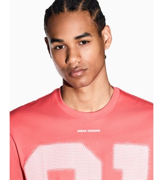 A|X Armani Exchange T-shirt Regular Fit Plus koraal