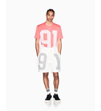 A|X Armani Exchange T-shirt Regular Fit Plus koraal