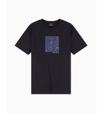 A|X Armani Exchange Majica Regular Fit ?rna