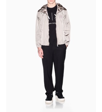 A|X Armani Exchange Maglietta a maniche lunghe nera
