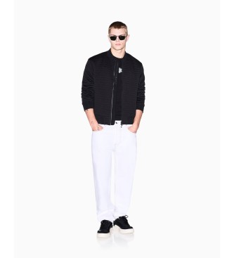 A|X Armani Exchange Majica Regular Plus Fit črna