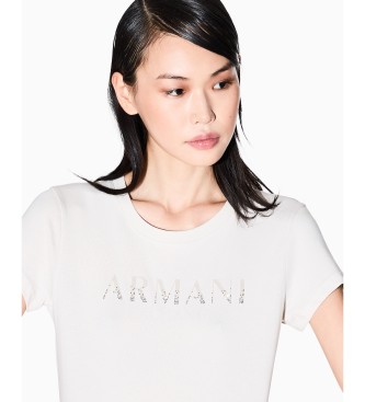 Armani Exchange T-shirt Logo Shiny white