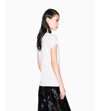 Armani Exchange T-shirt Logo Shiny white