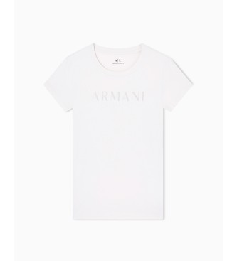 Armani Exchange T-shirt Logo Shiny white