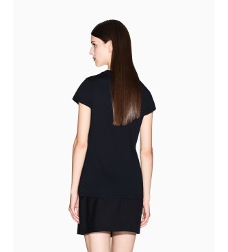 Armani Exchange Logo Shiny T-shirt black