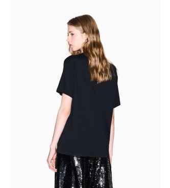 A|X Armani Exchange T-shirt Regular Logo zwart