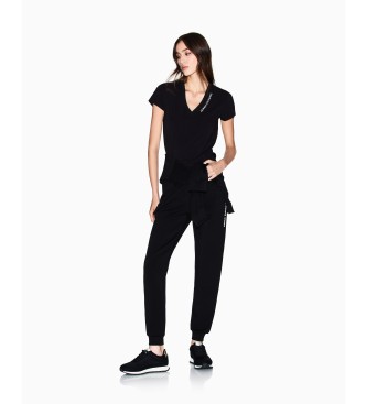 Armani Exchange Black T-Shirt with Logo