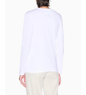 A|X Armani Exchange T-shirt bianca a vestibilità regolare