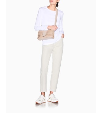 A|X Armani Exchange T-shirt bianca a vestibilità regolare