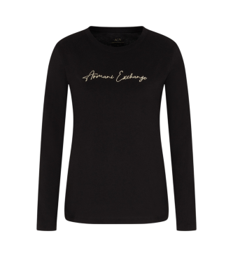 A|X Armani Exchange T-shirt Marca preta