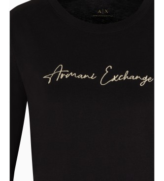A|X Armani Exchange T-shirt Marca preta