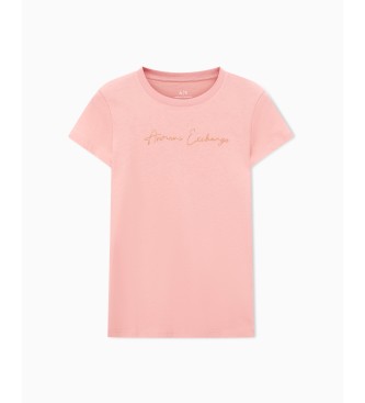 A|X Armani Exchange Camiseta Casual rosa