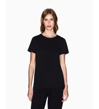 Armani Exchange Logo Shiny T-shirt black