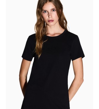 Armani Exchange Logo Shiny T-shirt black