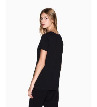 Armani Exchange Logo Shiny T-shirt black