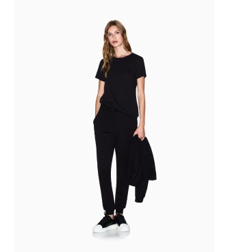 Armani Exchange Logo Shiny T-shirt black