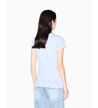 A|X Armani Exchange Tætsiddende T-shirt blå