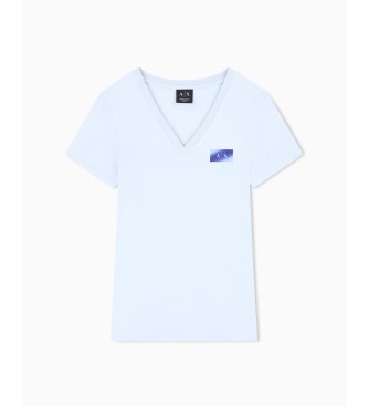 A|X Armani Exchange Tætsiddende T-shirt blå
