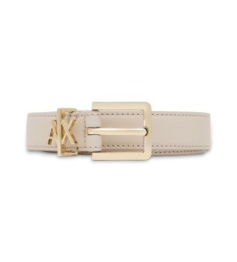Armani Exchange Cintura sottile beige